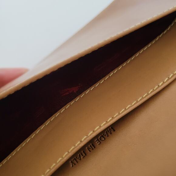 Etro Brown Large Leather Wallet Bifold Italian Paisley Card Bil Unisex Long Logo - Picture 6 of 10